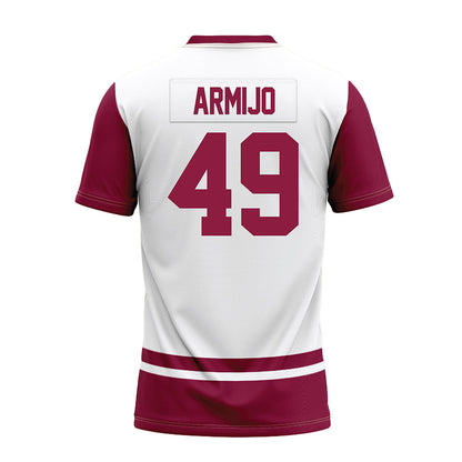 NMSU - NCAA Football : Noah Armijo - White Premium Football Jersey