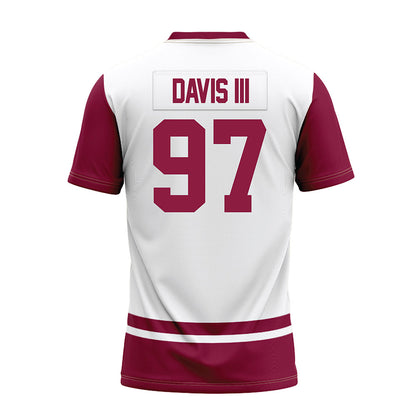 NMSU - NCAA Football : Henry Davis III - White Premium Football Jersey