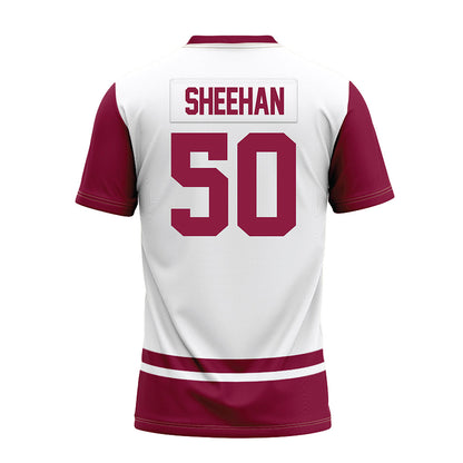 NMSU - NCAA Football : Cooper Sheehan - White Premium Football Jersey-1