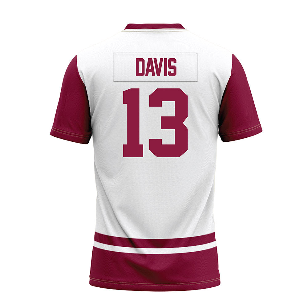 NMSU - NCAA Football : Quincy Davis - White Premium Football Jersey-1