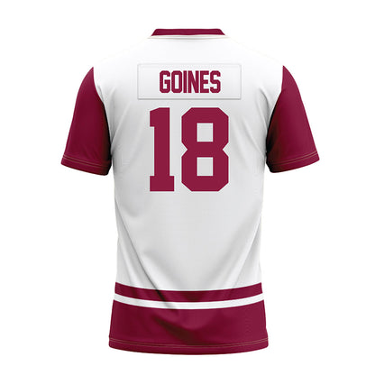 NMSU - NCAA Football : Joshua Goines - White Premium Football Jersey-1