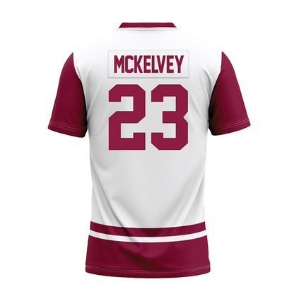 NMSU - NCAA Football : Stilton Mckelvey - White Premium Football Jersey-1