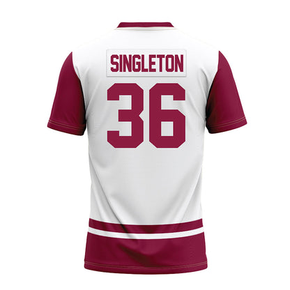 NMSU - NCAA Football : Ethan Singleton - White Premium Football Jersey-1