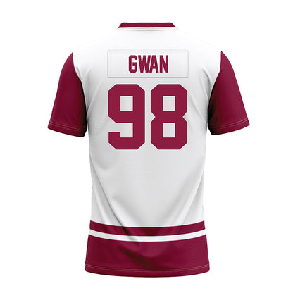 NMSU - NCAA Football : Jason Gwan - White Premium Football Jersey-1