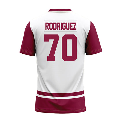 NMSU - NCAA Football : Mateo Rodriguez - White Premium Football Jersey-1