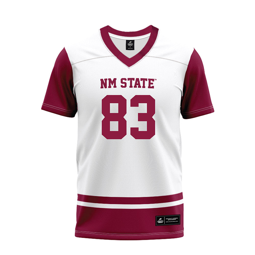 NMSU - NCAA Football : Jaylen Watkins - White Premium Football Jersey