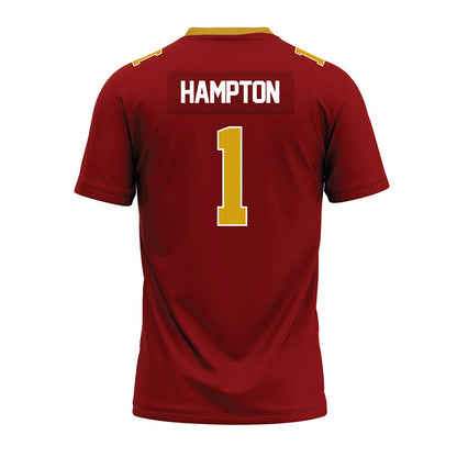 Elon - NCAA Football : Jalen Hampton - Maroon Premium Football Jersey