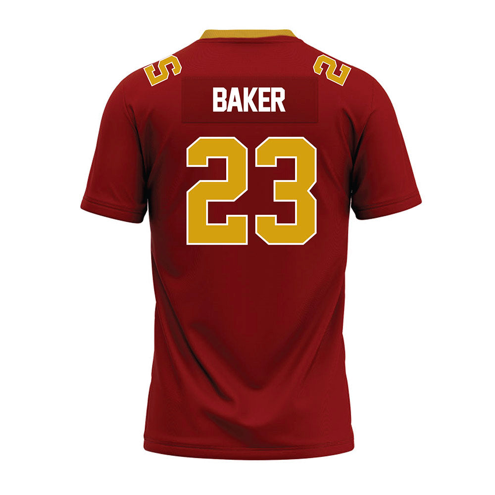 Elon - NCAA Football : Rushawn Baker - Maroon Premium Football Jersey