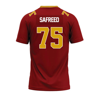 Elon - NCAA Football : Evan Safreed Safreed - Maroon Premium Football Jersey-1