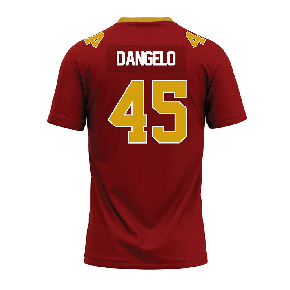 Elon - NCAA Football : Michael D'Angelo - Maroon Premium Football Jersey-1