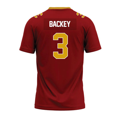 Elon - NCAA Football : Landyn Backey - Maroon Premium Football Jersey-1