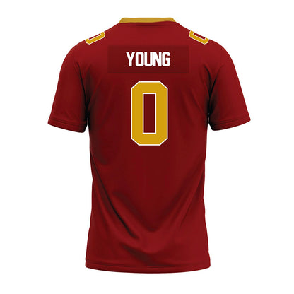 Elon - NCAA Football : Tj Young - Maroon Premium Football Jersey