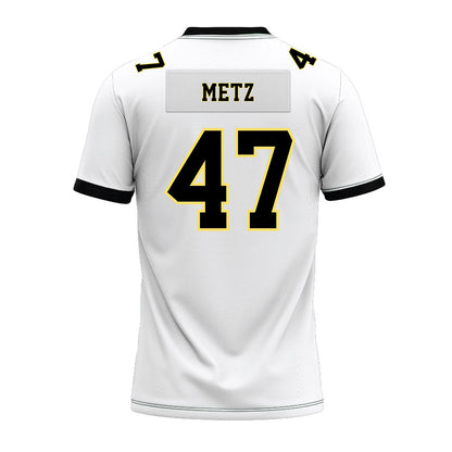 PLU - NCAA Football : Ayden Metz - White Premium Football Jersey-1
