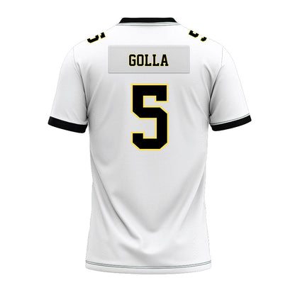 PLU - NCAA Football : Nico Golla - White Premium Football Jersey
