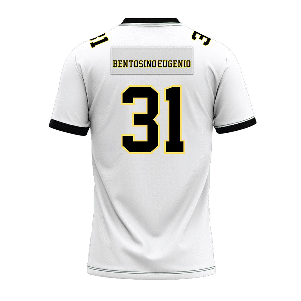 PLU - NCAA Football : Kalani Bentosino-Eugenio - White Premium Football Jersey-1