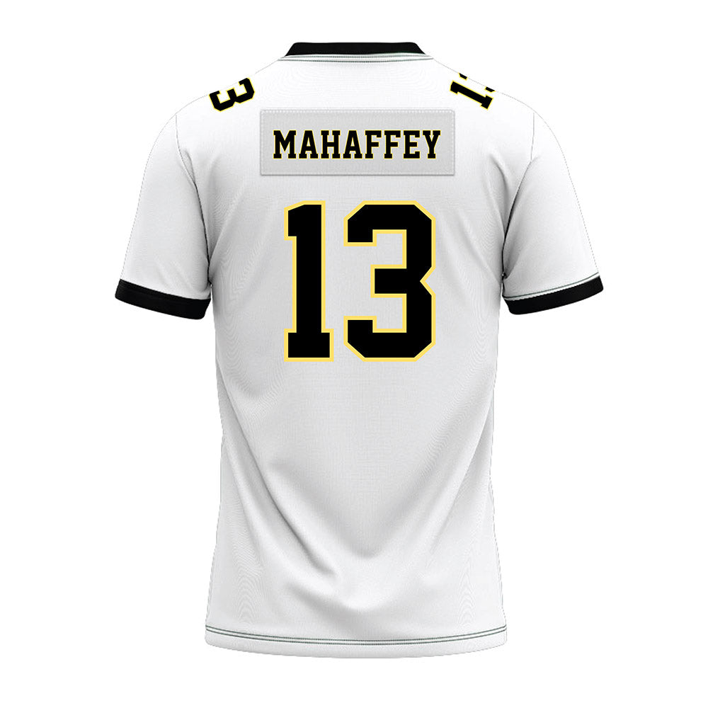 PLU - NCAA Football : Anthony Mahaffey - White Premium Football Jersey-1