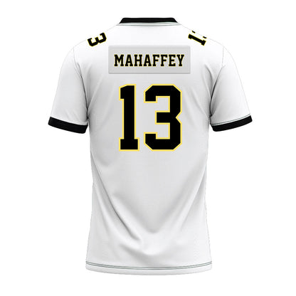 PLU - NCAA Football : Anthony Mahaffey - White Premium Football Jersey-1