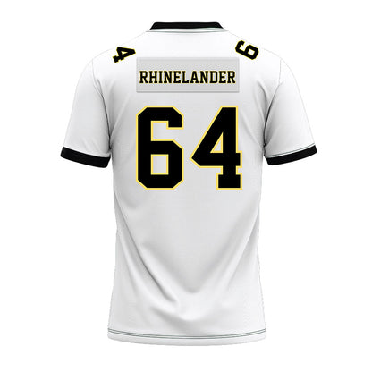 PLU - NCAA Football : Caleb Rhinelander - White Premium Football Jersey
