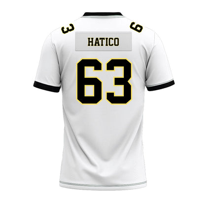PLU - NCAA Football : Aeryk Hatico - White Premium Football Jersey