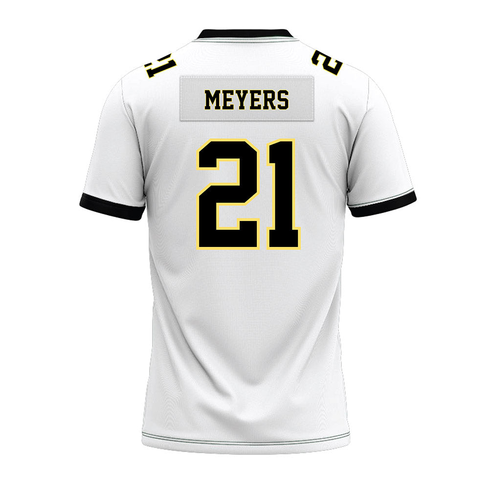 PLU - NCAA Football : Kekoa Meyers - White Premium Football Jersey-1