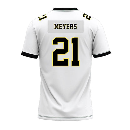 PLU - NCAA Football : Kekoa Meyers - White Premium Football Jersey-1