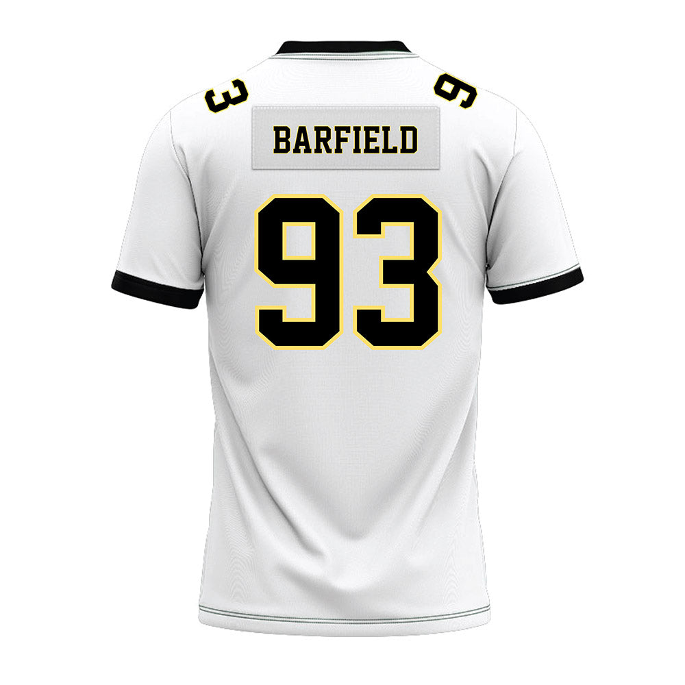 PLU - NCAA Football : Benjamin Barfield - White Premium Football Jersey-1