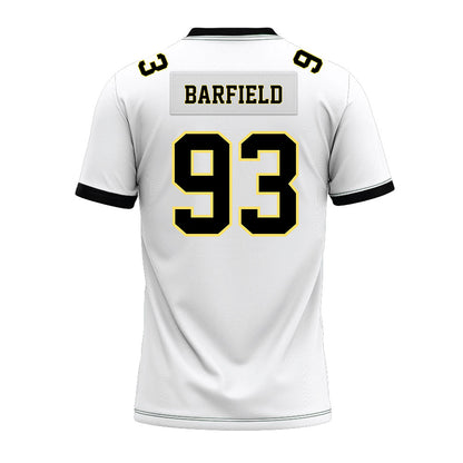 PLU - NCAA Football : Benjamin Barfield - White Premium Football Jersey-1