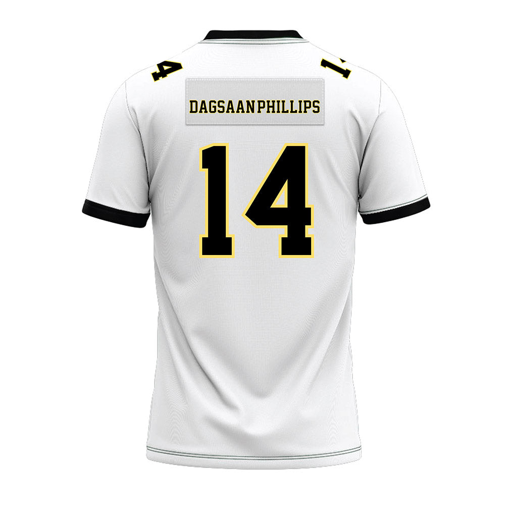 PLU - NCAA Football : Greysen Dagsaan-Phillips - White Premium Football Jersey