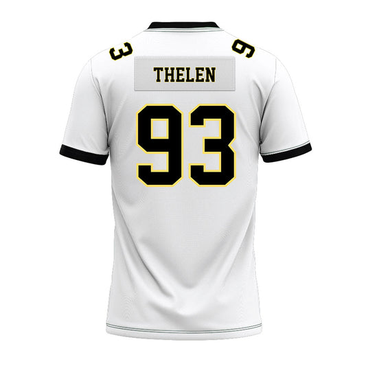 PLU - NCAA Football : Drew Thelen - White Premium Football Jersey
