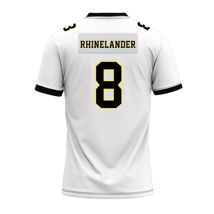PLU - NCAA Football : Colby Rhinelander - White Premium Football Jersey