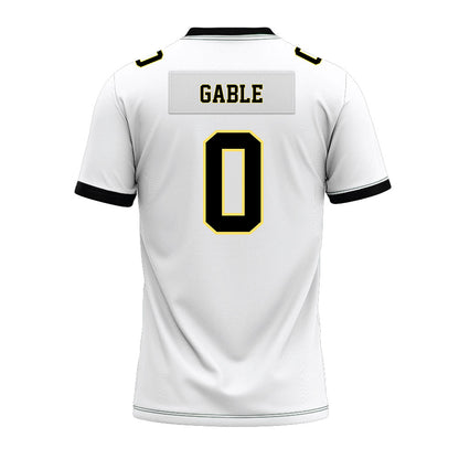 PLU - NCAA Football : Zachary Gable - White Premium Football Jersey