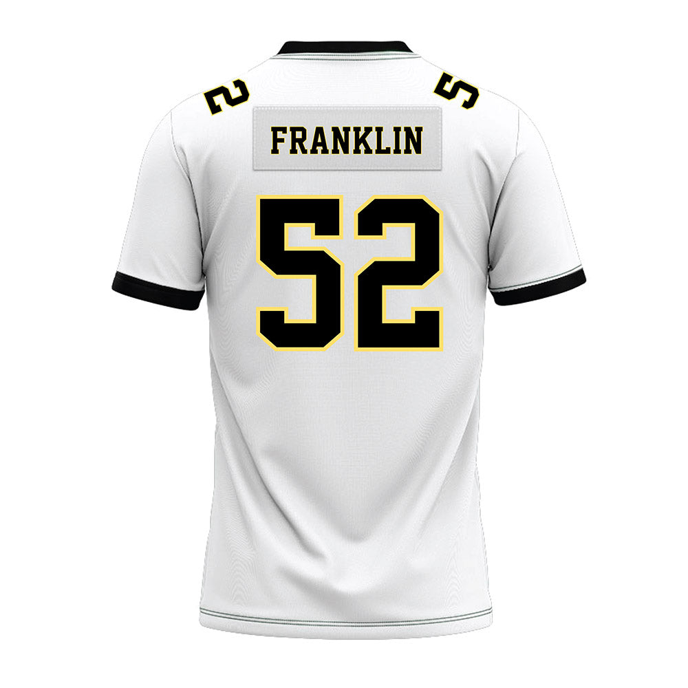 PLU - NCAA Football : Drew Franklin - White Premium Football Jersey-1