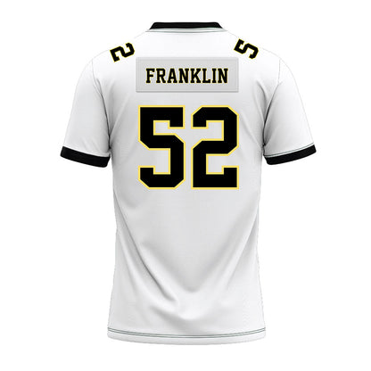 PLU - NCAA Football : Drew Franklin - White Premium Football Jersey-1