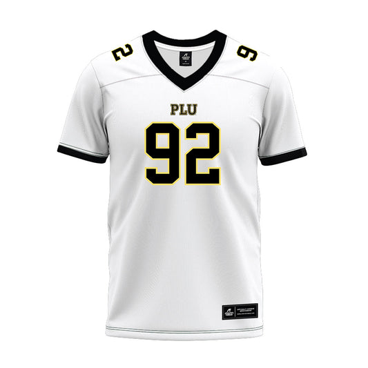 PLU - NCAA Football : Kyson Young - White Premium Football Jersey-0