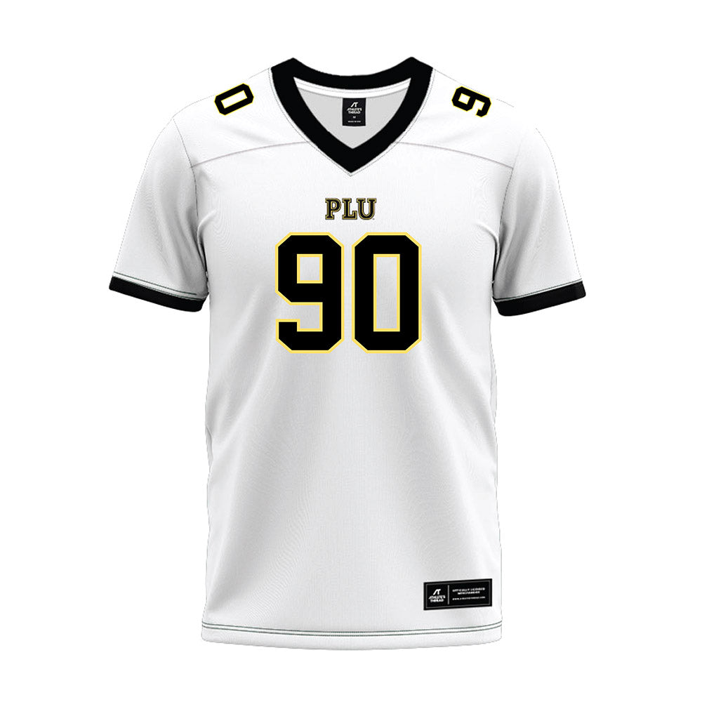 PLU - NCAA Football : Gavin Hawley - White Premium Football Jersey