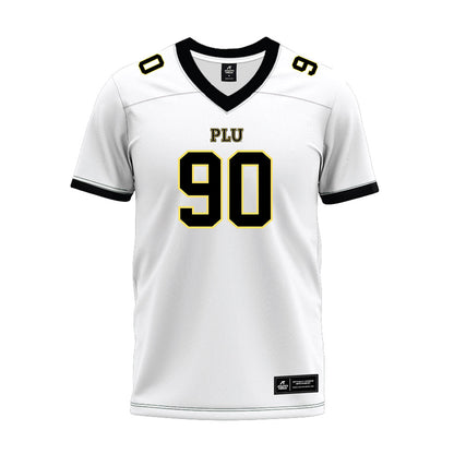 PLU - NCAA Football : Gavin Hawley - White Premium Football Jersey