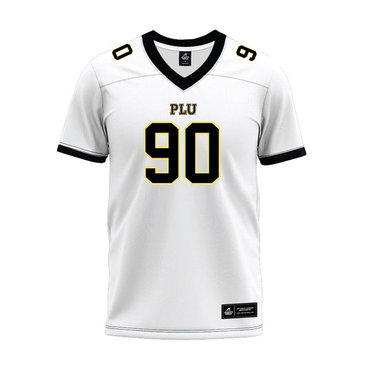 PLU - NCAA Football : Gavin Hawley - White Premium Football Jersey