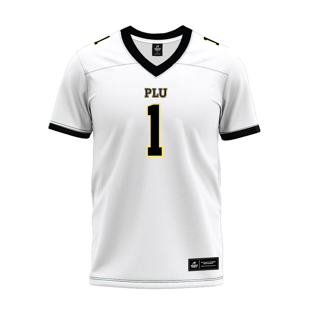 PLU - NCAA Football : Mouse Williams - White Premium Football Jersey