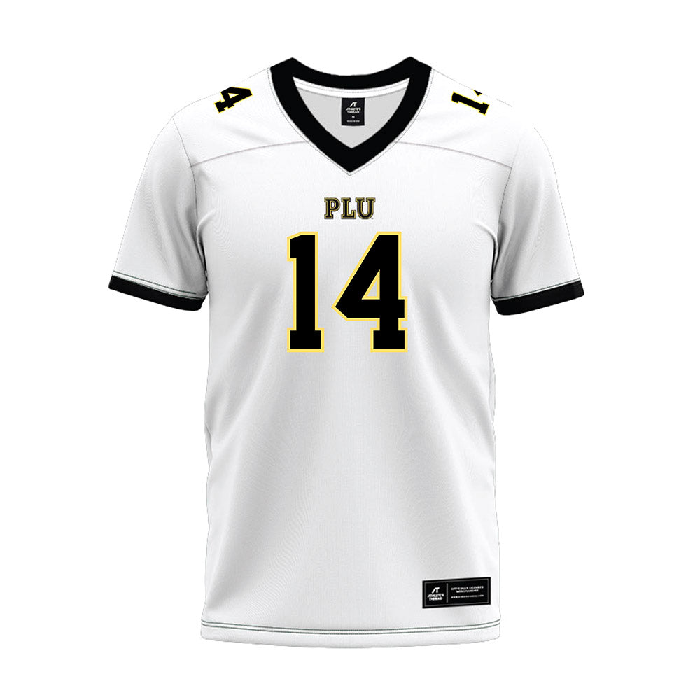 PLU - NCAA Football : Greysen Dagsaan-Phillips - White Premium Football Jersey