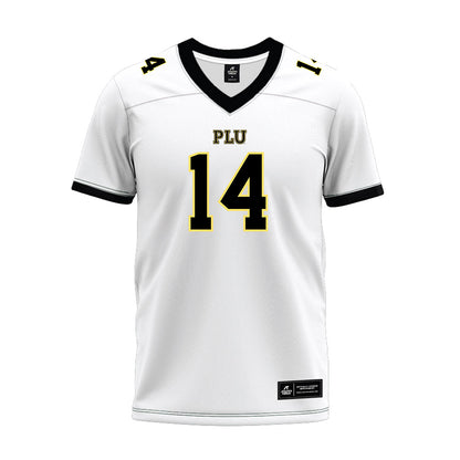 PLU - NCAA Football : Greysen Dagsaan-Phillips - White Premium Football Jersey