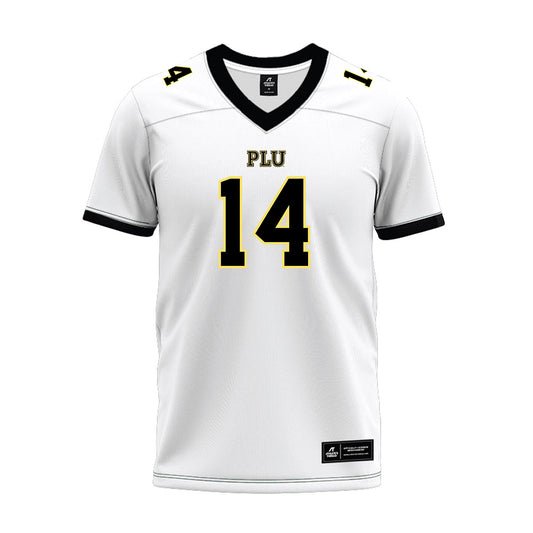 PLU - NCAA Football : Greysen Dagsaan-Phillips - White Premium Football Jersey
