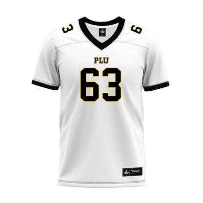 PLU - NCAA Football : Aeryk Hatico - White Premium Football Jersey