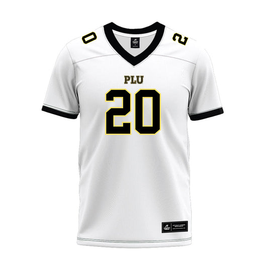 PLU - NCAA Football : Rixen Daley-Ka'aihue - White Premium Football Jersey