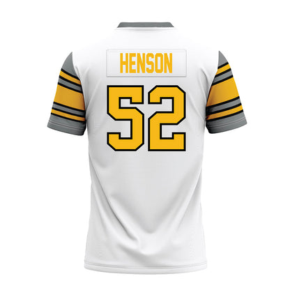 Idaho - NCAA Football : Kiegan Henson - White Premium Football Jersey