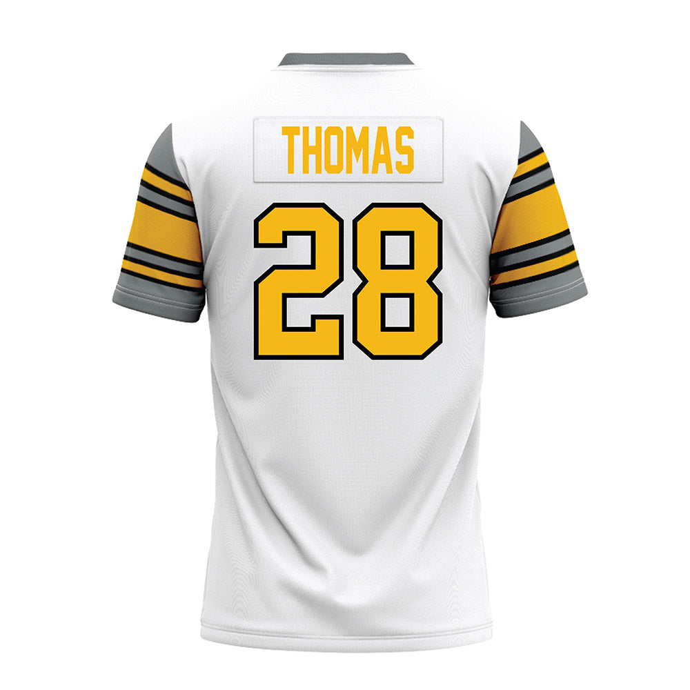 Idaho - NCAA Football : Nathaniel Thomas - White Premium Football Jersey-1