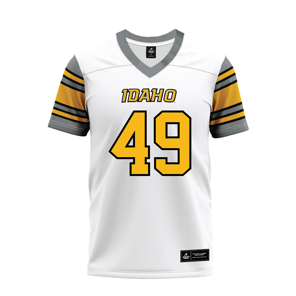 Idaho - NCAA Football : Brody Thomas - White Premium Football Jersey-0