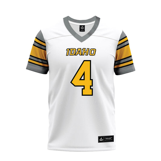 Idaho - NCAA Football : Isiah King - White Premium Football Jersey-0