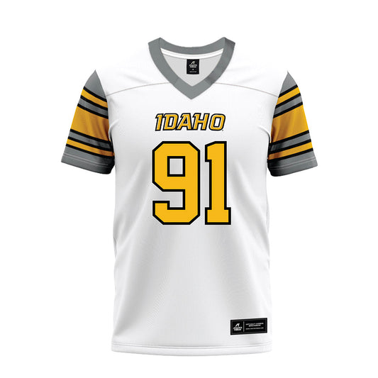 Idaho - NCAA Football : Malakai Railton-Stewart - White Premium Football Jersey