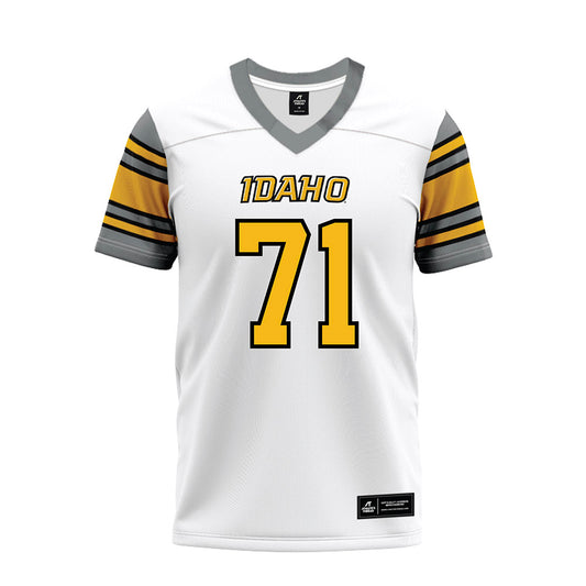 Idaho - NCAA Football : Howard Stedford - White Premium Football Jersey-0