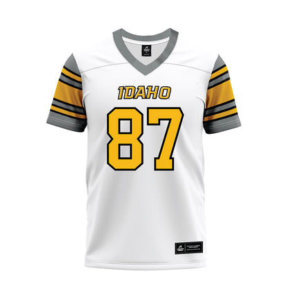 Idaho - NCAA Football : Gabe Hoffmann - White Premium Football Jersey-0
